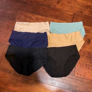 No Show Panties - 6 pk Sz XL